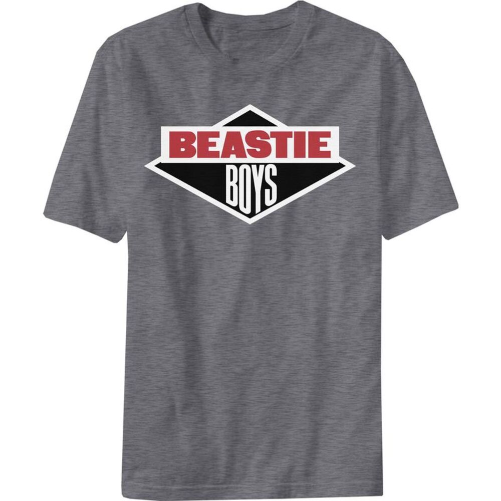 Beastie Boys Unisex Adult Logo T-Shirt / Gray